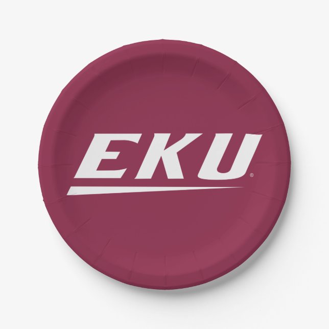 Prato De Papel Universidade de Kentucky Oriental | EKU (Frente)