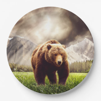Prato De Papel Urso da montanha