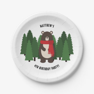 Prato De Papel Urso Silvestre