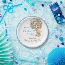 Ursos Balões Esperam Chá Azul