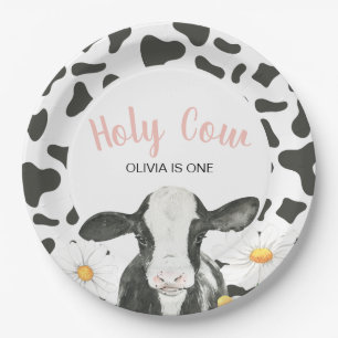 Prato De Papel Vaca Sagrada Sou Uma Margarida