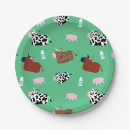 Prato De Papel Vacas Idosas