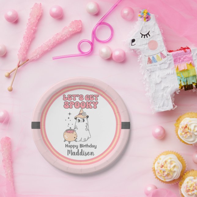 Prato De Papel Vamos Fica Feliz Feliz Dia de Aniversário do Hallo (Festa)