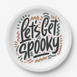 Prato De Papel Vamos ficar assustados!