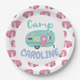 Prato De Papel Vamos Vai Lutar Garota A Qualquer Festa de anivers