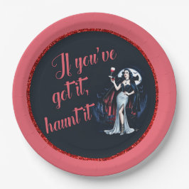 Prato De Papel Vampiro Sexy Sultry Se o tiver, assombra-o