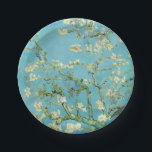Prato De Papel Van Gogh Almond Blossoms<br><div class="desc">Artista: Vincent Van Gogh Título: Almond Blossoms alterou a cor em 2 doces4wordsDesigns vincent van gogh,  van gogh,  amêndoa,  chalé,  flores,  floral,  primavera,  sofisticado,  decor</div>