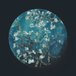 Prato De Papel Van Gogh Almond Blossoms Dark Teal<br><div class="desc">Artista: Vincent Van Gogh Título: Almond Blossoms mudou de cor</div>