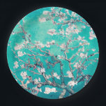 Prato De Papel Van Gogh Almond Blossoms Turquoise<br><div class="desc">Turquesa Almond Blossoms presentes para Festa de casamento, Chá de fraldas ou Partido Primavera: Celebrem suas ocasiões especiais com a beleza encantadora dos Blossomas de Amêndoa de Vincent Van Gogh. Nossos presentes Turquesa de Amêndoas são as fichas perfeitas de apreciação para seus festas de casamento, chás de fraldas ou convidados...</div>