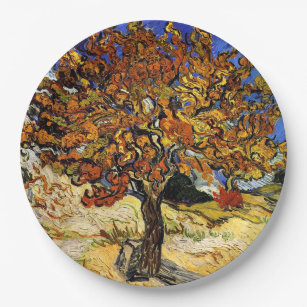 Prato De Papel Van Gogh - Árvore de Morango, belas artes