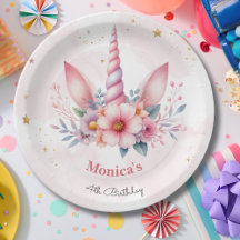 Varinha mágica de unicórnio rosa para aniversário 
