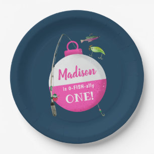Prato De Papel Varrendo no Grande Aniversário de Pesca ONE