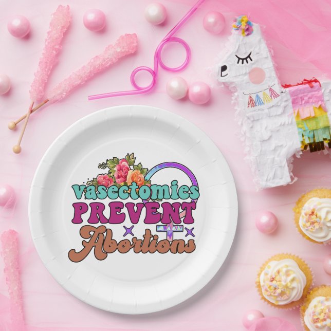 Prato De Papel Vasectomias Impedem Abortos Papelão (Festa)