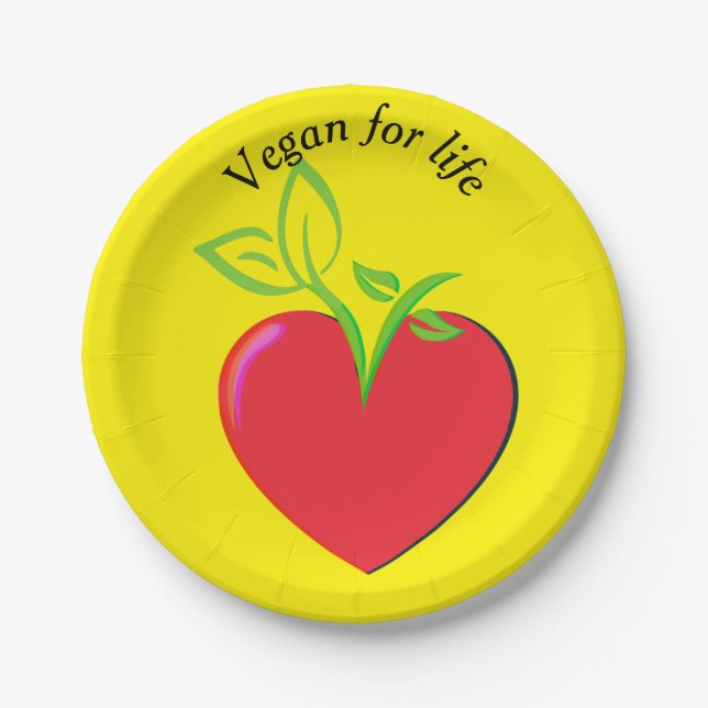 Prato De Papel Vegan para placa de papel Life (Frente)