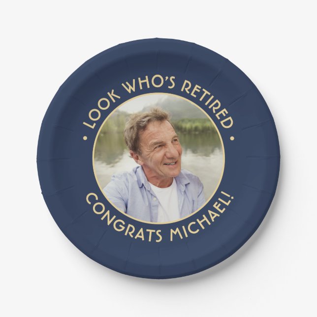 Prato De Papel Veja quem é o Marinho aposentado e a foto Dourada  (Frente)