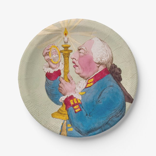 Prato De Papel Vela - Placas redondas de papel (Frente)