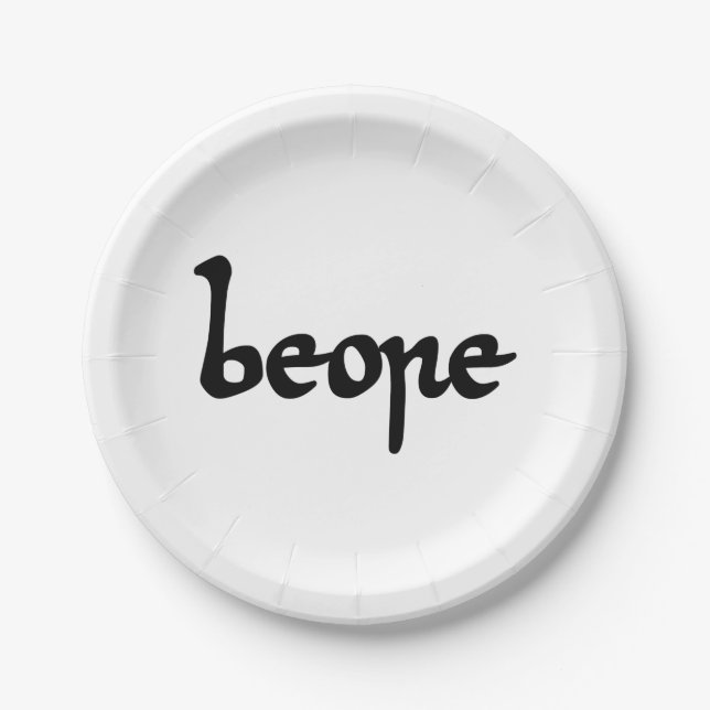 Prato De Papel Velha Cerveja Inglesa (Frente)