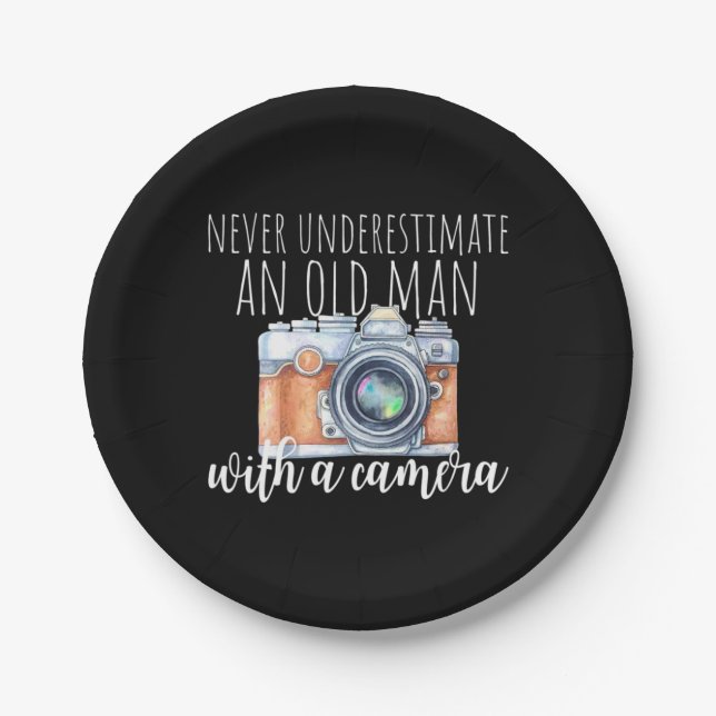 Prato De Papel Velho Com Câmera (Frente)