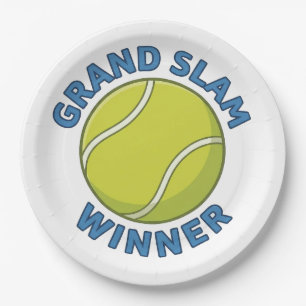 Prato De Papel Vencedor do Grand Slam Bola de Tênis Campeão Espor