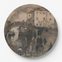 Veneza, Itália (Paisagem Veneziana Vintage)