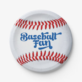 Prato De Papel Ventilador de beisebol