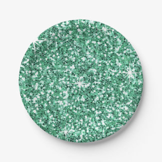 Prato De Papel Verde da hortelã do BRILHO |