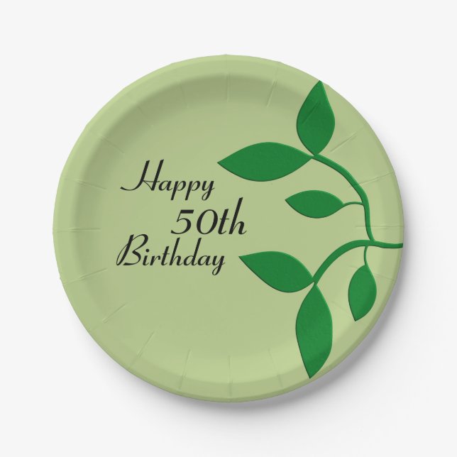 Prato De Papel Verde deixa 50º aniversário (Frente)