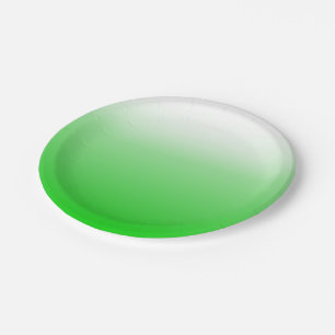Prato De Papel verde limão para gradiente branco #00cc00 placa d