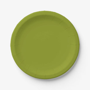 Prato De Papel Verde Trendy (cor sólida)