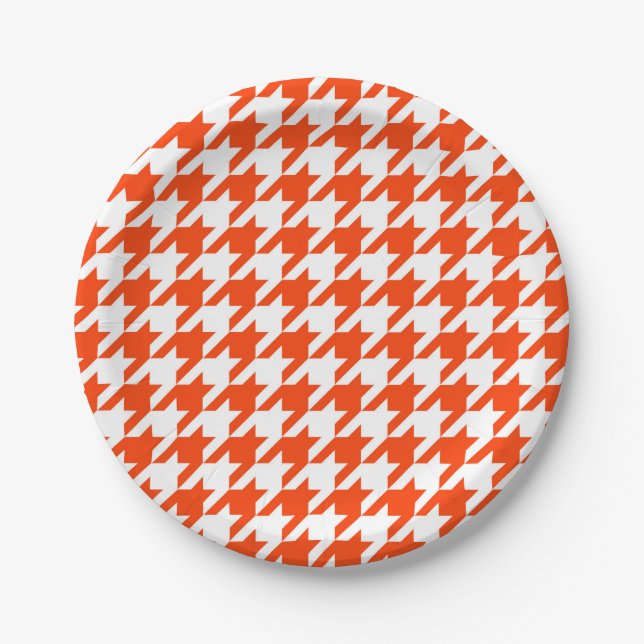 Prato De Papel Verificação de Tonalidade Laranja e Branca (Frente)