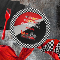 Vermelha | Black Go Kart Racing Birthday