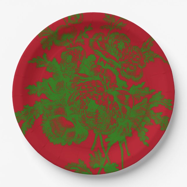PRATO DE PAPEL VERMELHO (Frente)