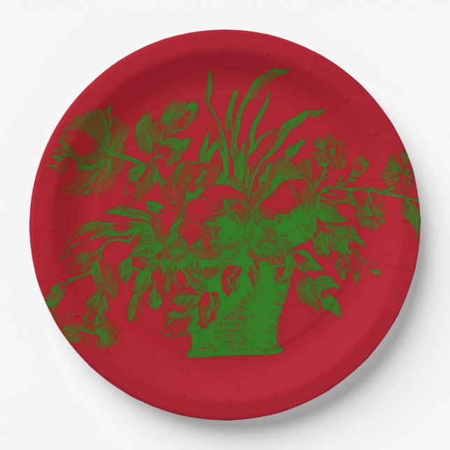 Prato De Papel Vermelho (Frente)