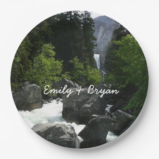 Prato De Papel Vernal cai à distância em Yosemite (Frente)