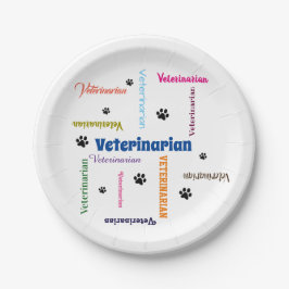 Prato De Papel Veterinarian Paper Plates
