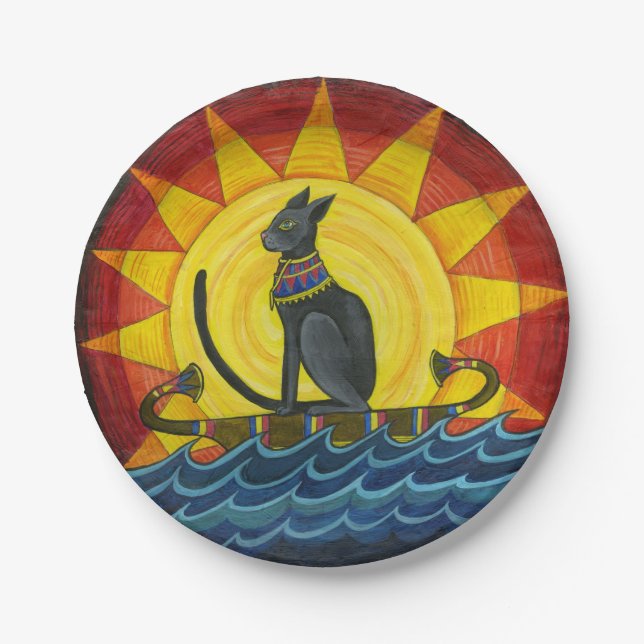 Prato De Papel Viagem abaixo das placas de papel de Nile (Frente)