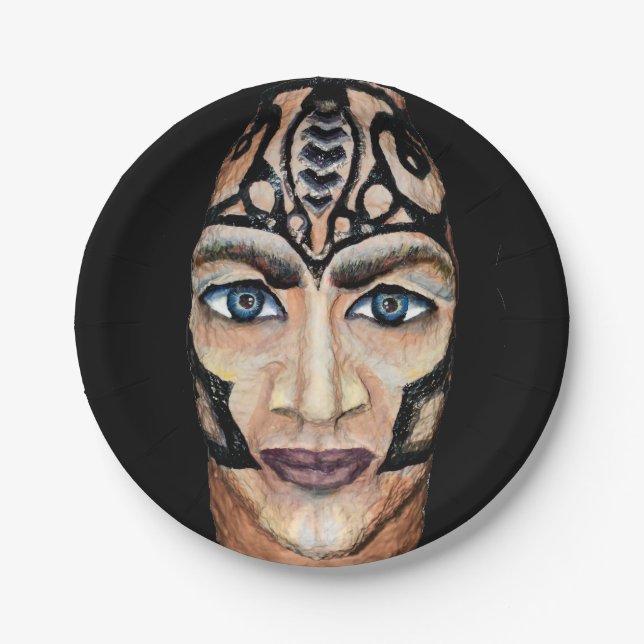 Prato De Papel Viagem escandinava (Frente)