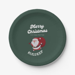 Prato De Papel "Víblias Festivas: Natal e Ano Novo Alegria"