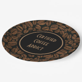 Prato De Papel Viciado em café certificado