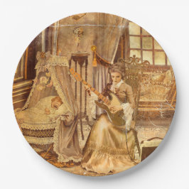 Prato De Papel Victorian Lullaby