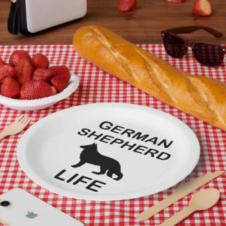 Prato De Papel vida german shepherd