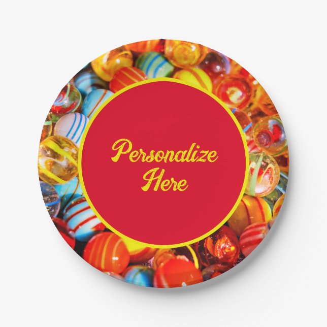 Prato De Papel Vidros coloridos (Frente)