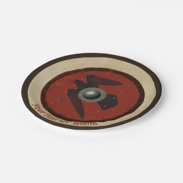 Prato De Papel Viking Raven Shield (Inclinado)