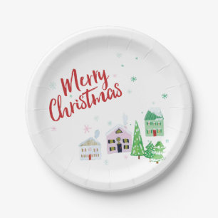 Prato De Papel Vila de Natal