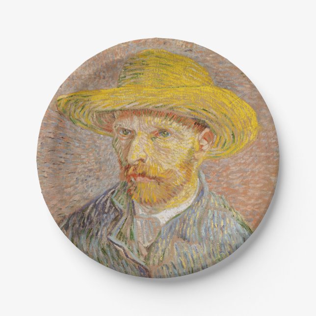 Prato De Papel Vincent Van Gogh - Retrato impressionista (Frente)