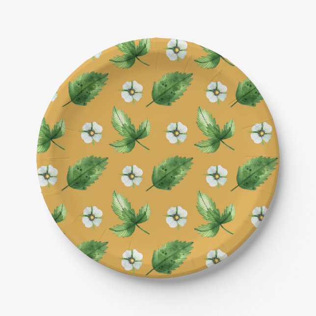 Prato De Papel Vinha Flor de Paixão (Frente)