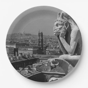 Prato De Papel Vintage França Paris Notre Dame Catedral