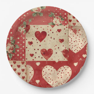 Prato De Papel Vintage shabby chic