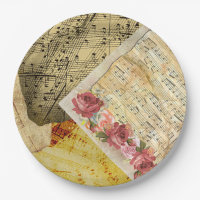 Vintage Sheet Music, Piano Musical Notes