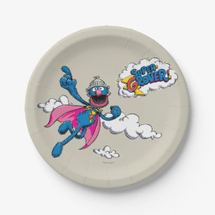 Prato De Papel Vintage Super Grover